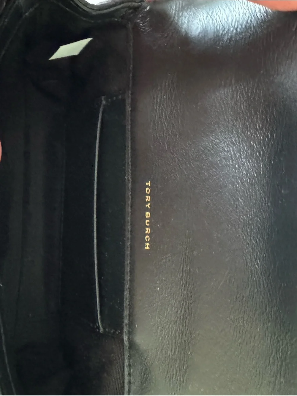 Tory Burch Mini Kira Diamond Quilt Flap Bag - Black with Gold Hardware